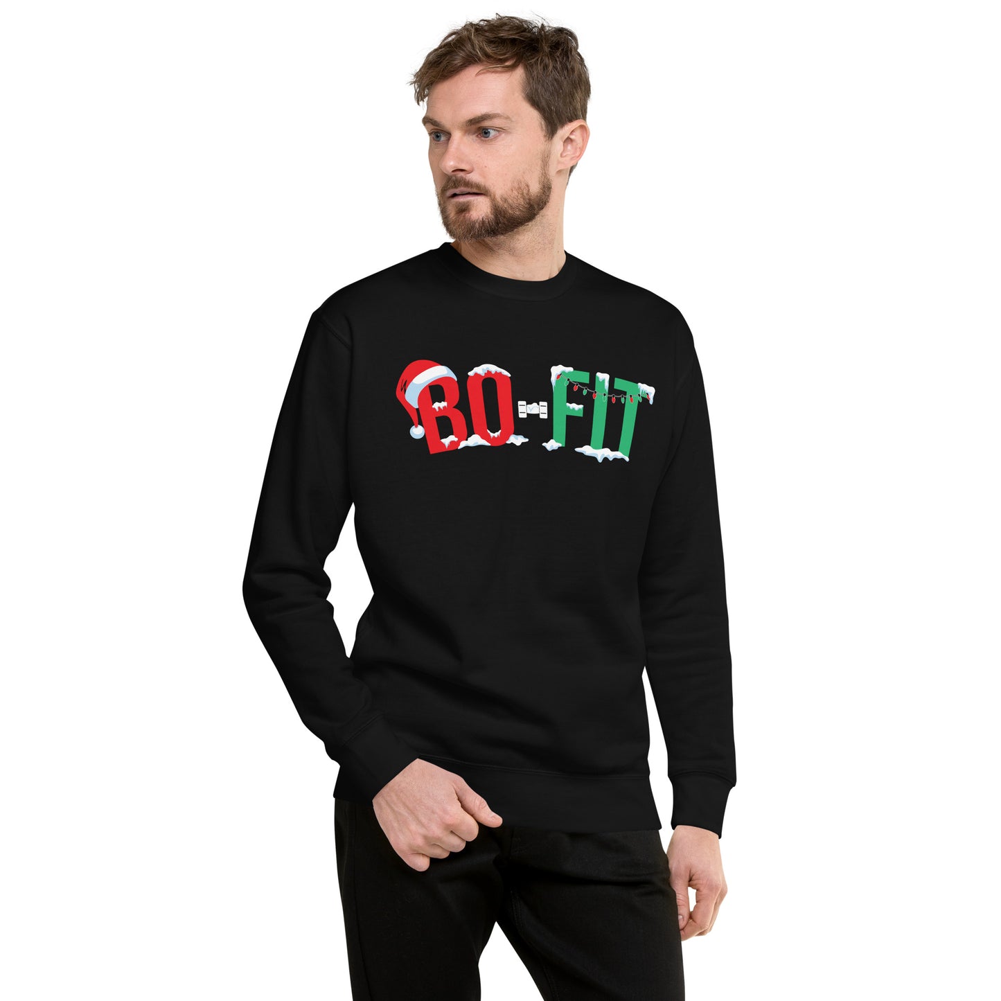 Unisex Premium Sweatshirt | Christmas at Bo-Fit