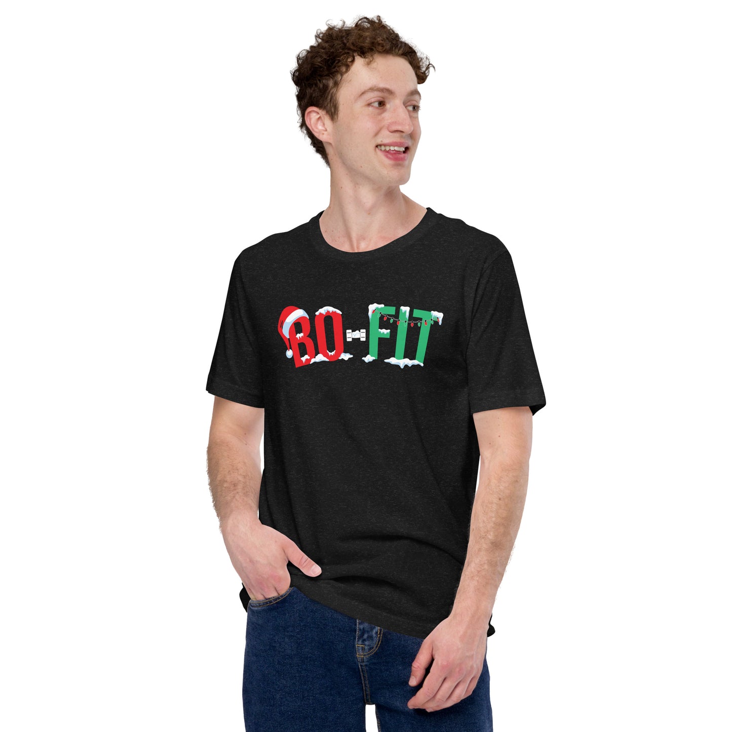 Unisex t-shirt | Christmas at Bo-Fit