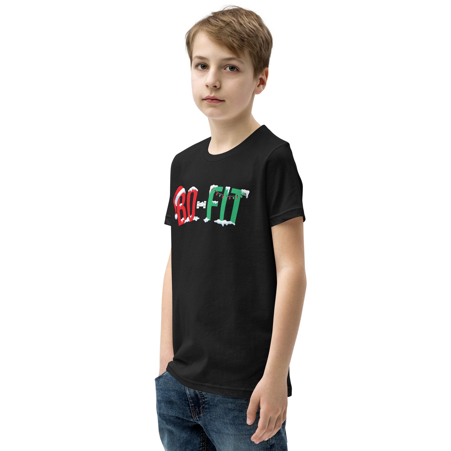 Youth Short Sleeve T-Shirt | Christmas at Bo-Fit