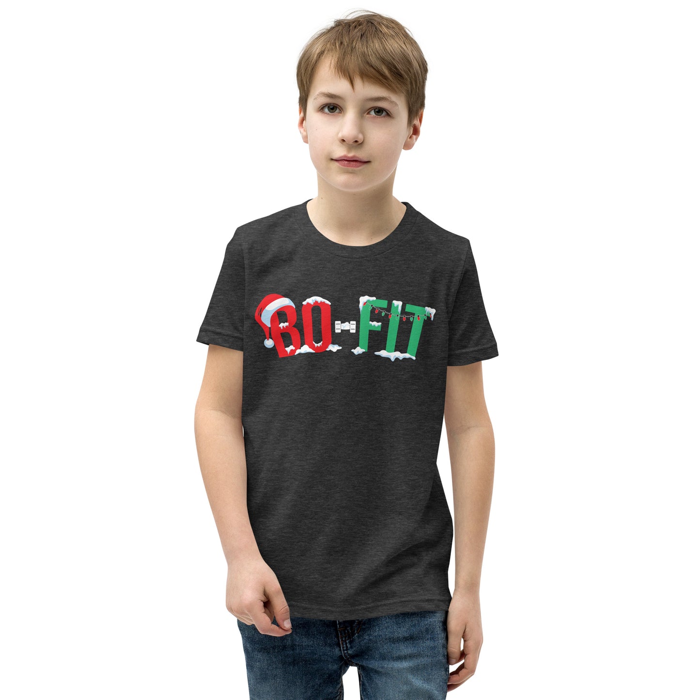 Youth Short Sleeve T-Shirt | Christmas at Bo-Fit
