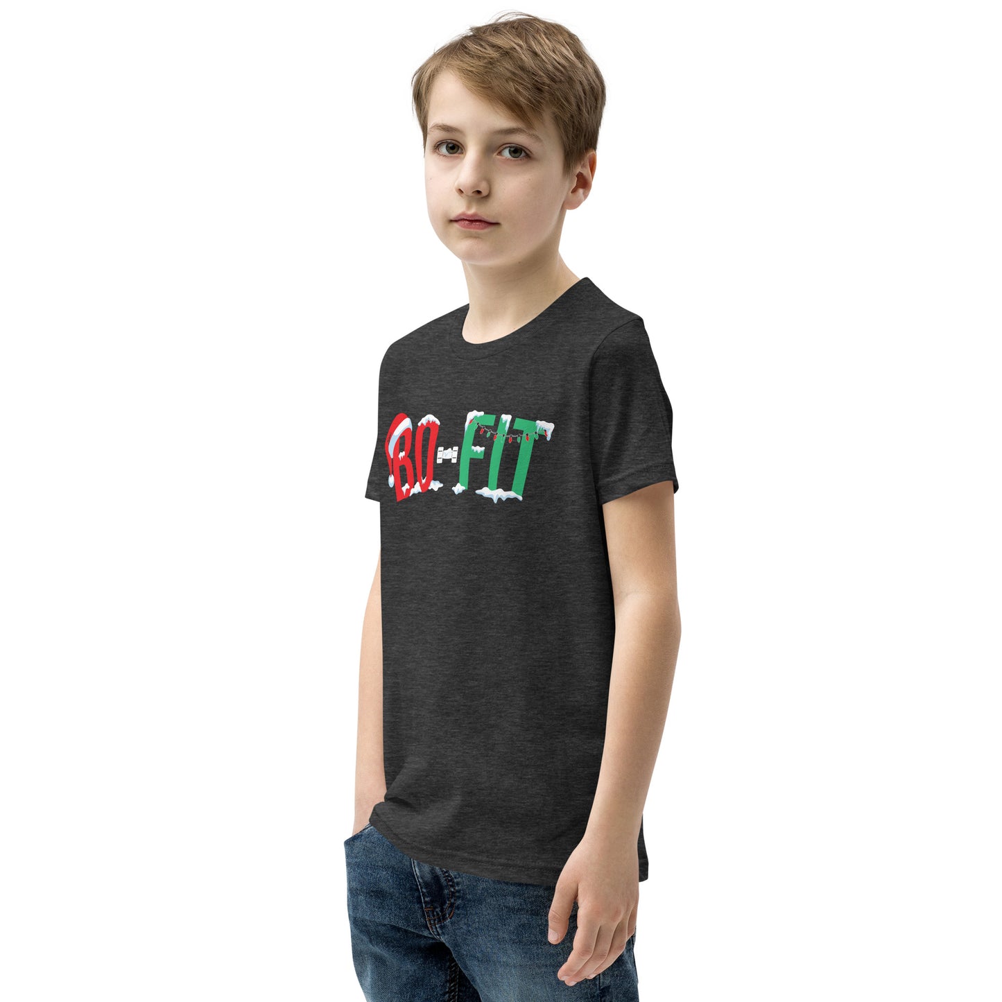 Youth Short Sleeve T-Shirt | Christmas at Bo-Fit