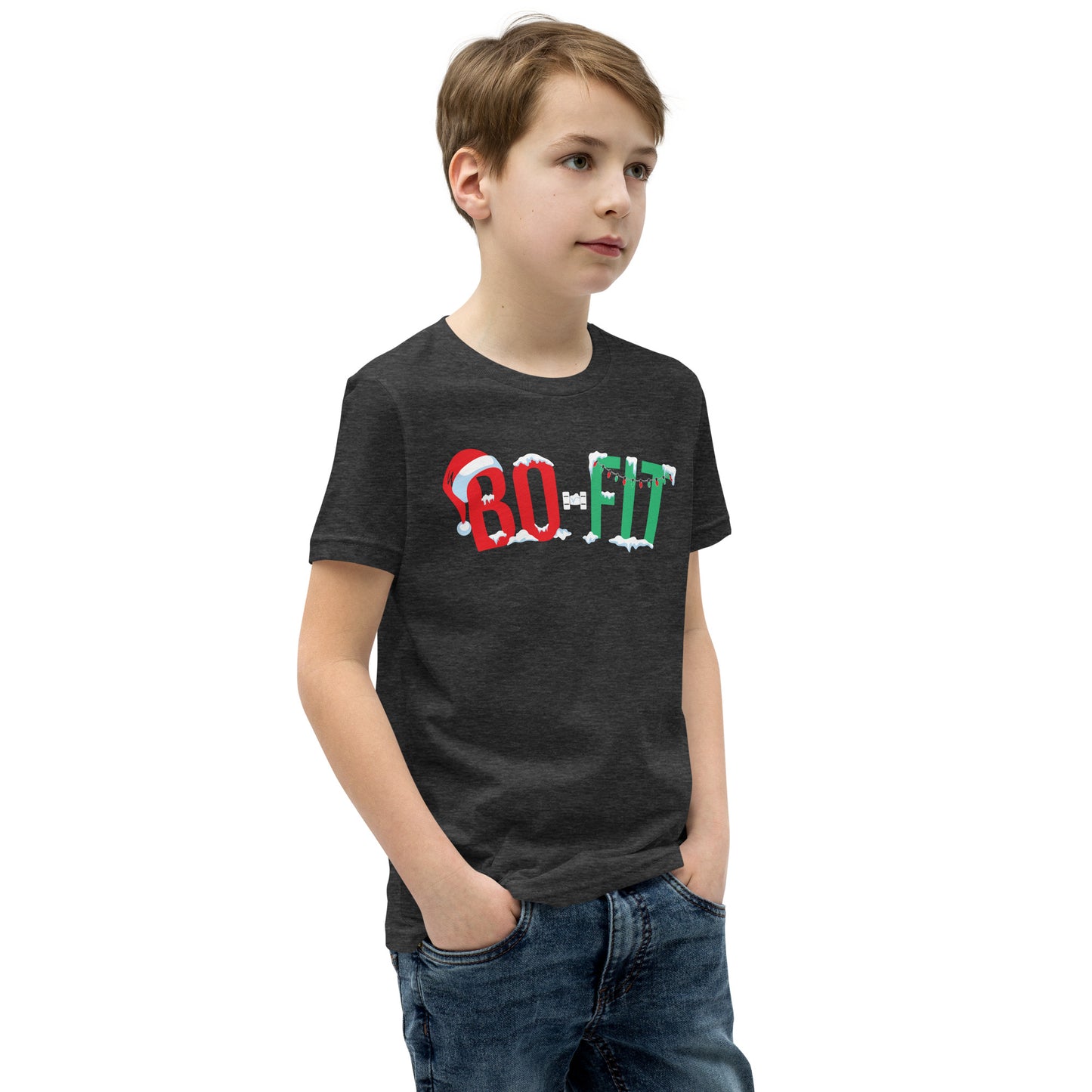 Youth Short Sleeve T-Shirt | Christmas at Bo-Fit