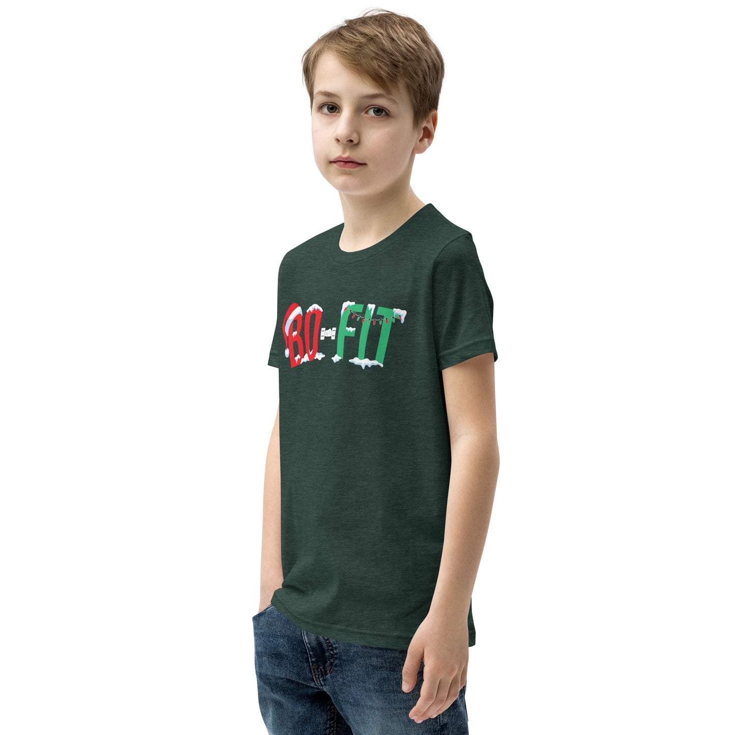 Youth Short Sleeve T-Shirt | Christmas at Bo-Fit