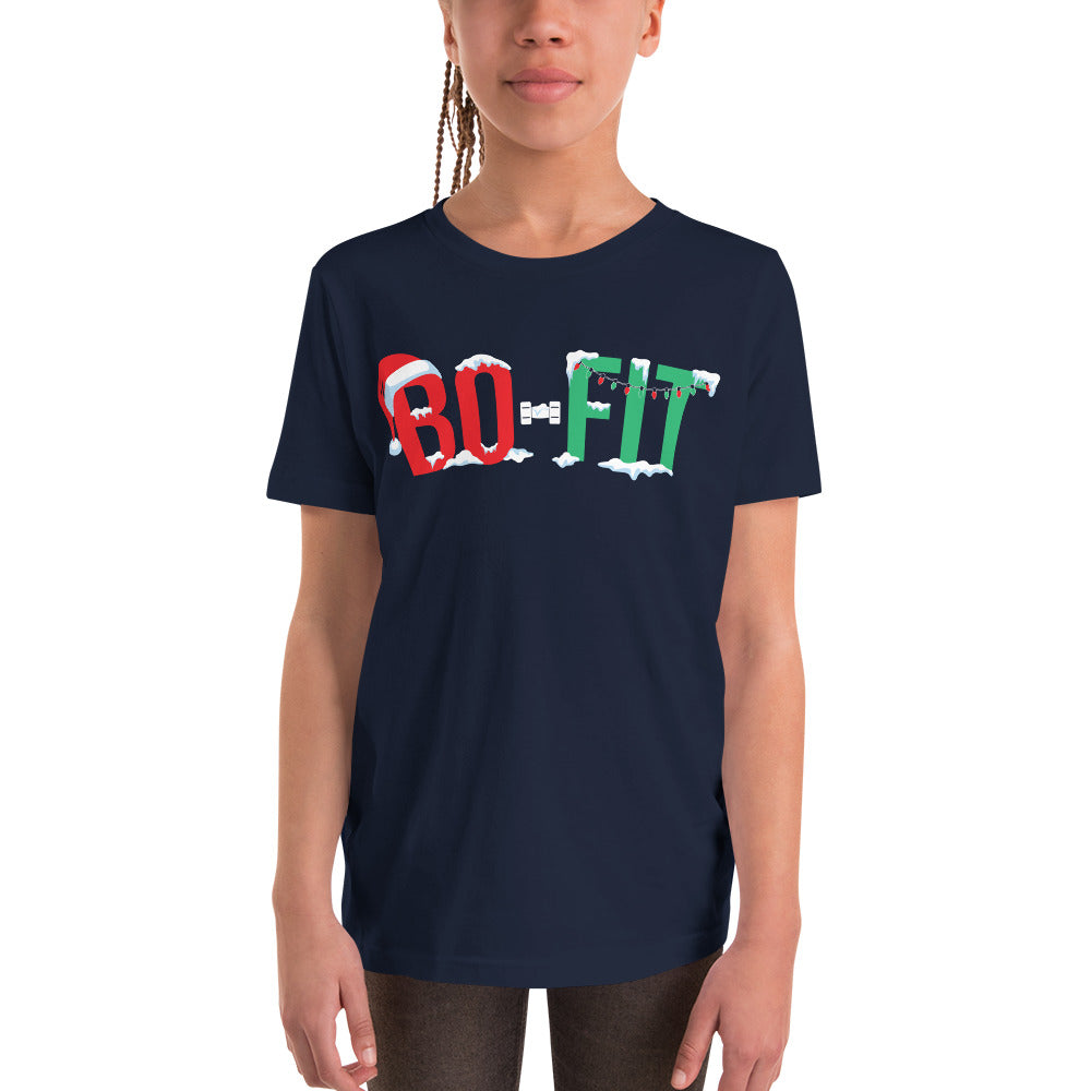 Youth Short Sleeve T-Shirt | Christmas at Bo-Fit
