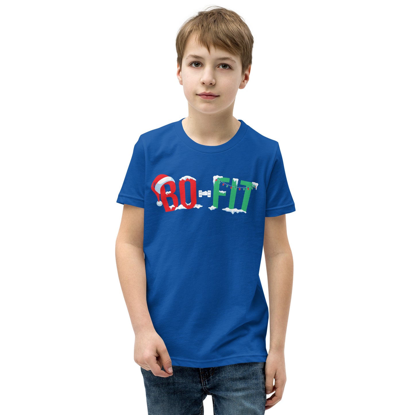 Youth Short Sleeve T-Shirt | Christmas at Bo-Fit