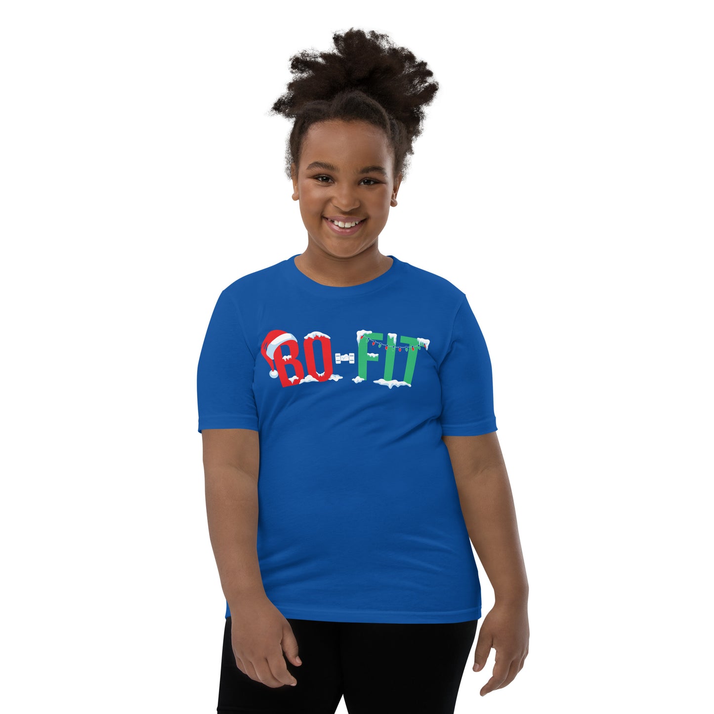 Youth Short Sleeve T-Shirt | Christmas at Bo-Fit
