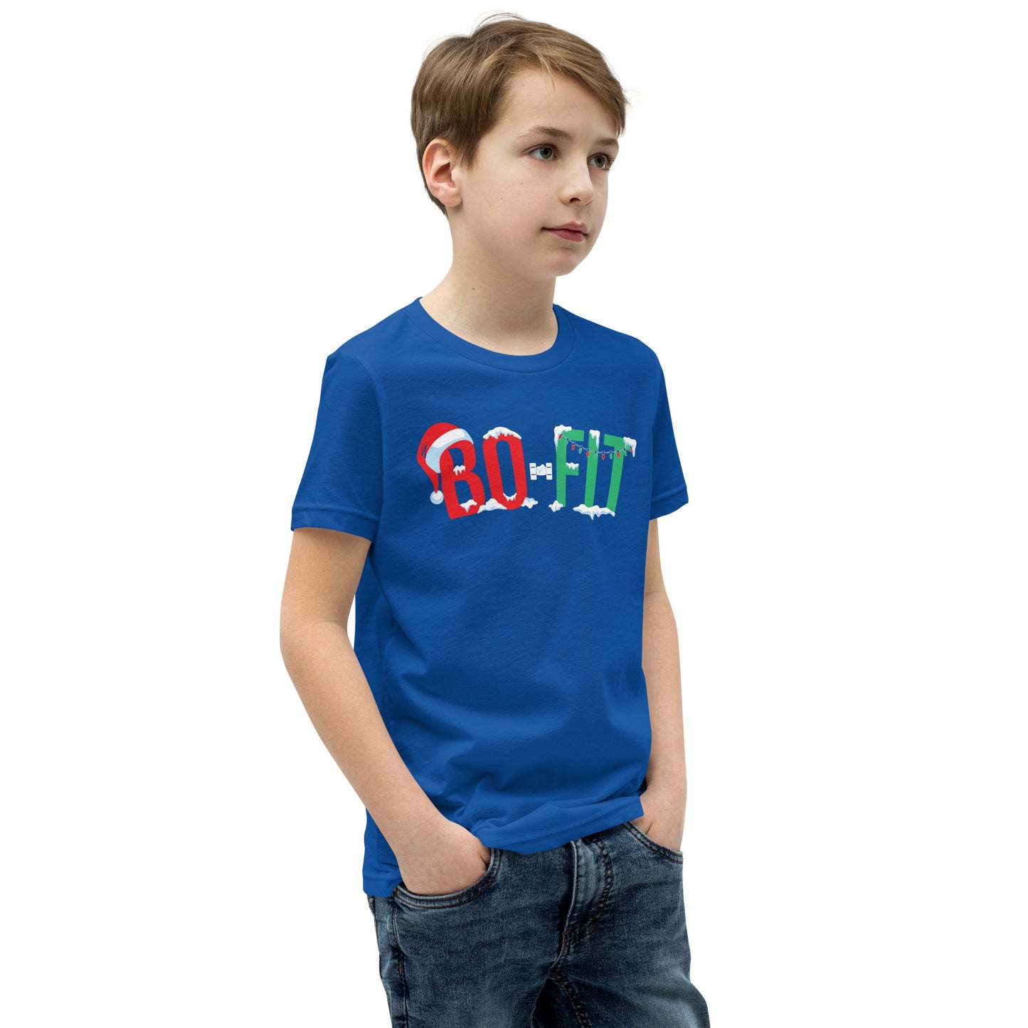Youth Short Sleeve T-Shirt | Christmas at Bo-Fit