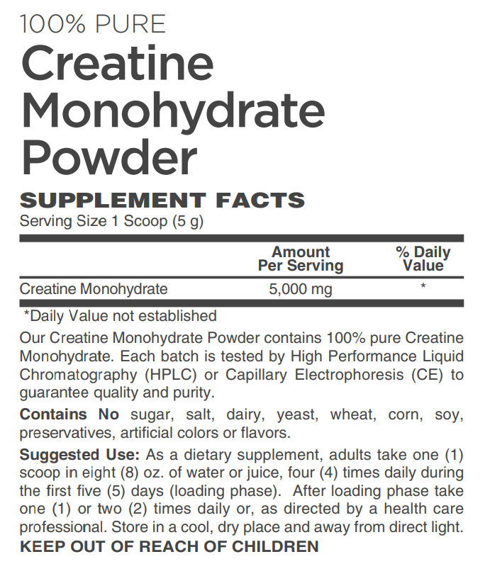 Creatine Monohydrate Powder