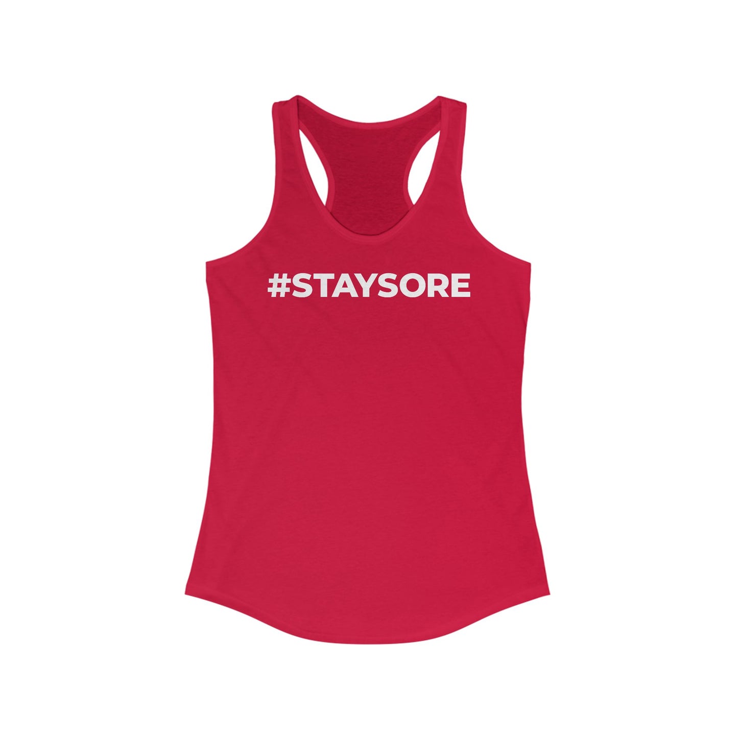 #STAYSORE Women's Racerback Tank