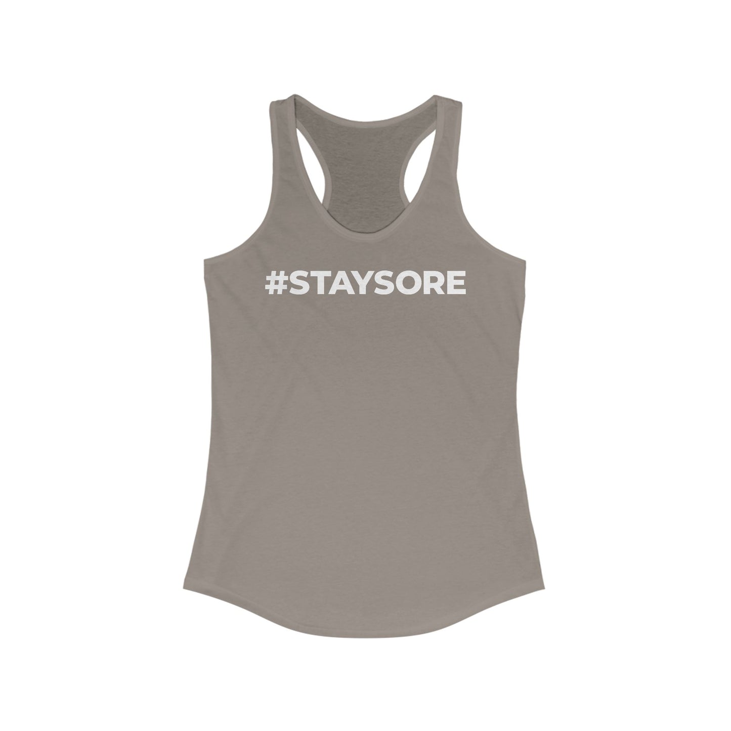 #STAYSORE Women's Racerback Tank