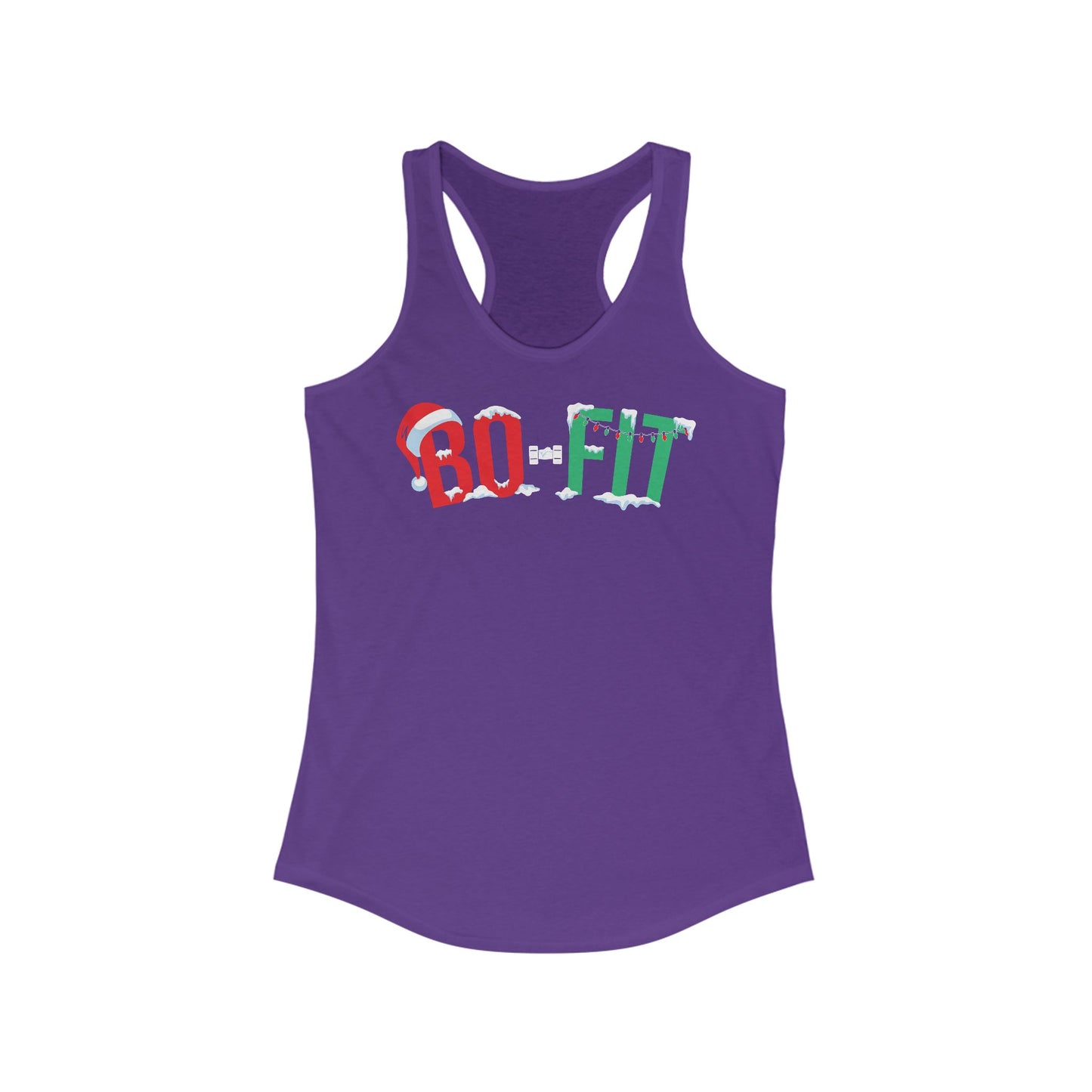 Bo-Fit Christmas Athletic Tank for Women