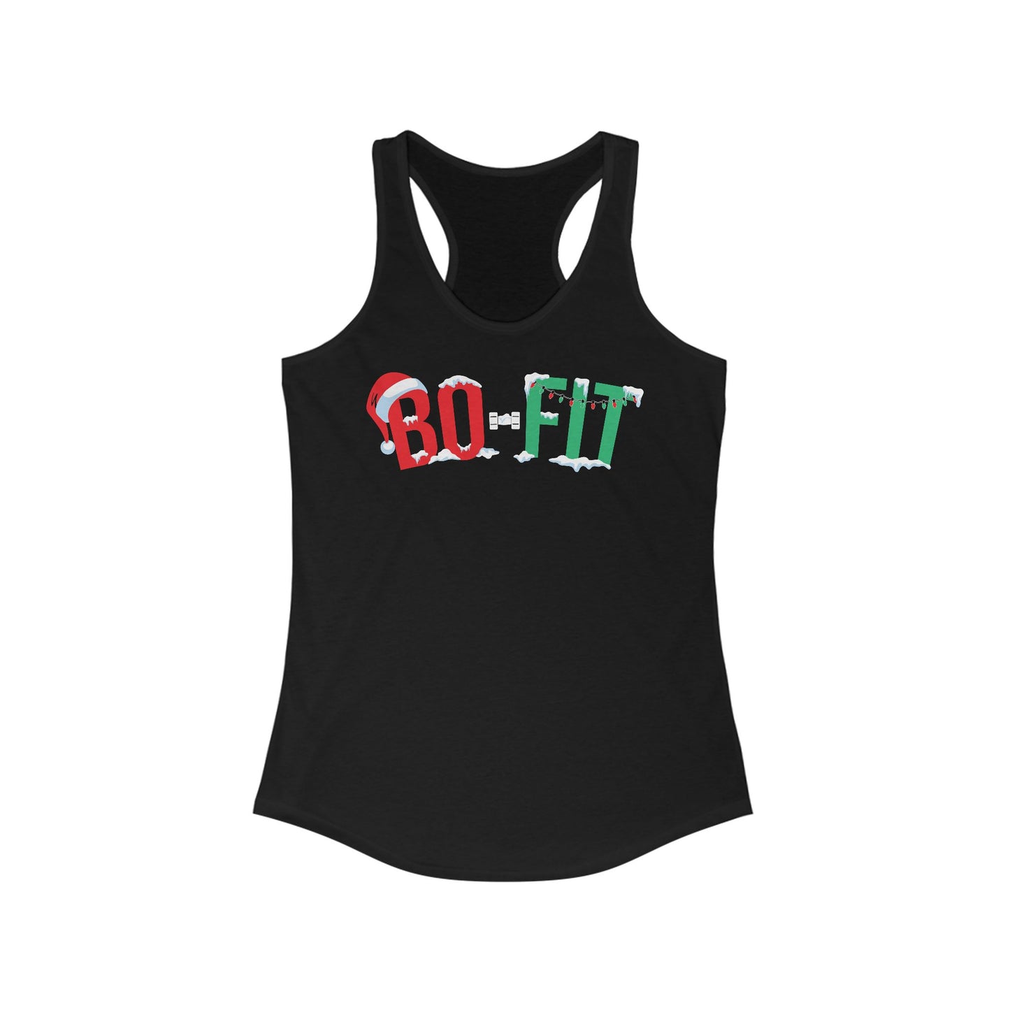 Bo-Fit Christmas Athletic Tank for Women