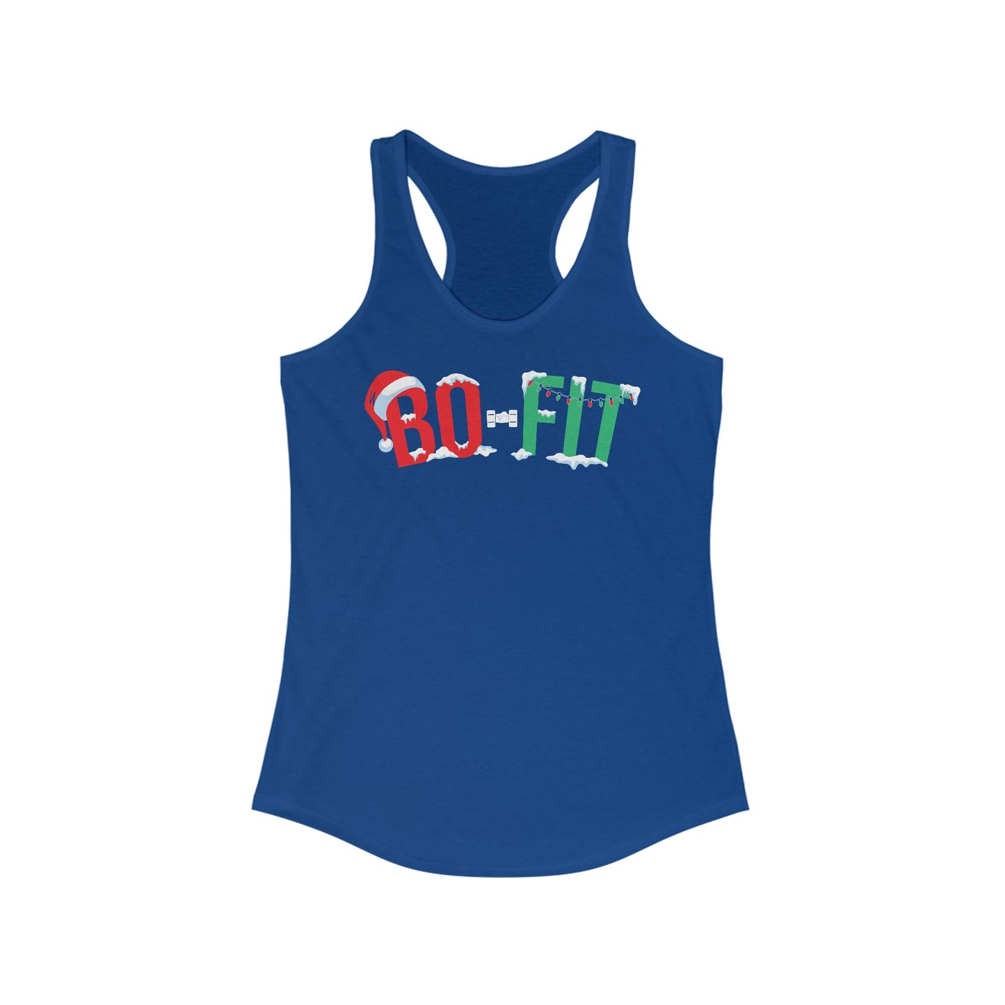 Bo-Fit Christmas Athletic Tank for Women