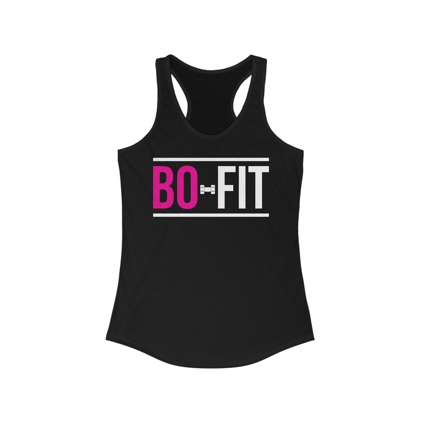 Women's Pink Logo Racerback Tank