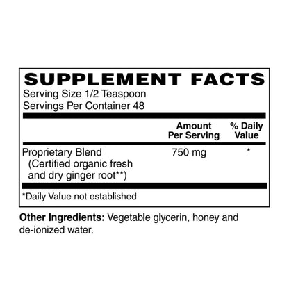 Ginger Syrup Concentrated