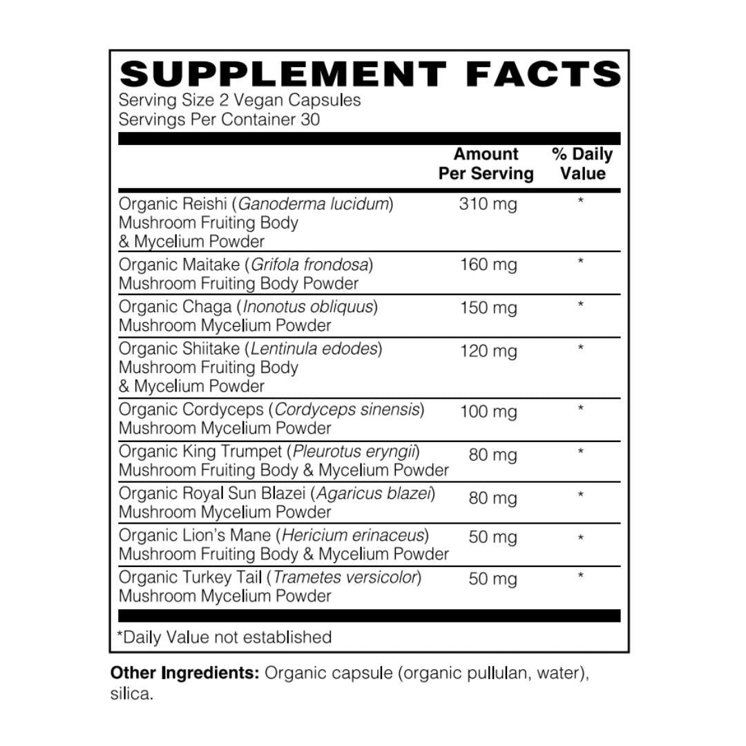Mushroom Immune Support† (Organic)