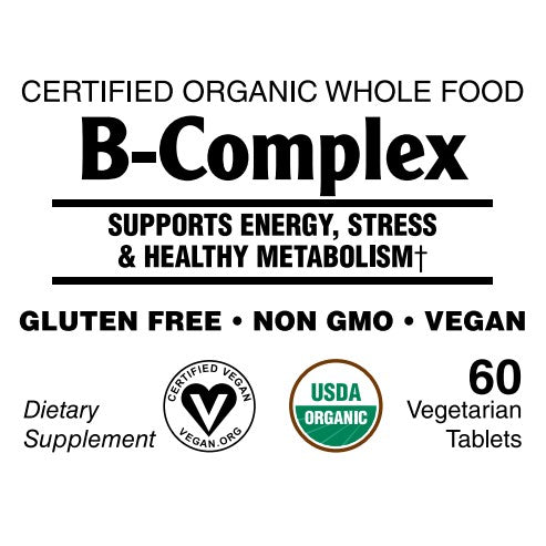 Whole Food B-Complex | Certified Organic