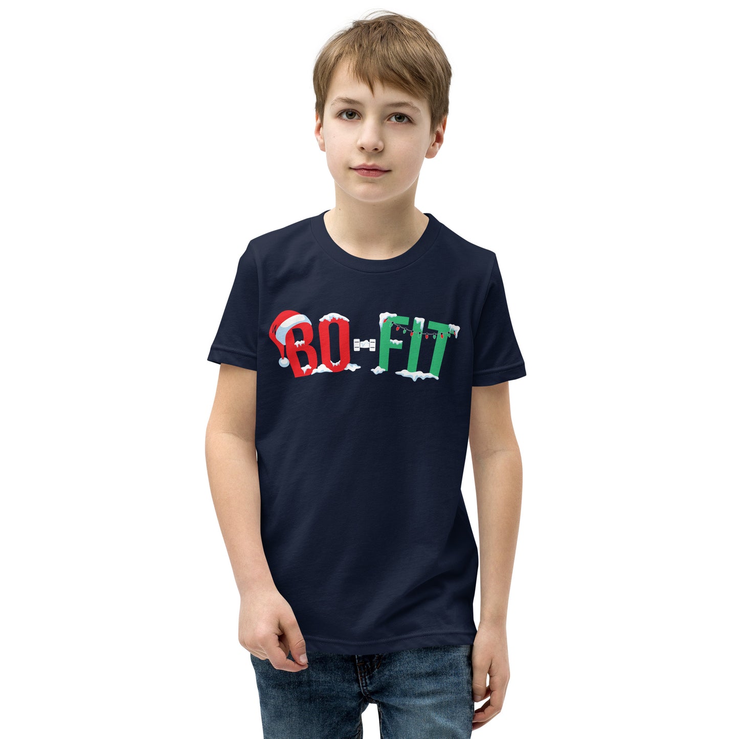 Youth Short Sleeve T-Shirt | Christmas at Bo-Fit