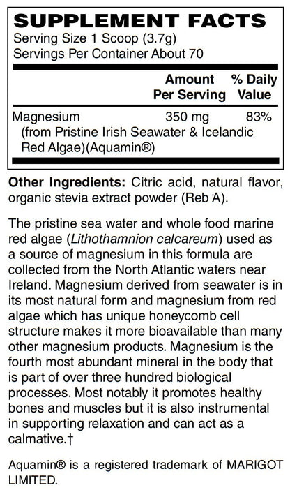 Magnesium Powder - Whole Food