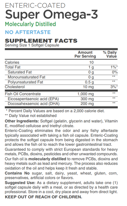 Super Omega-3 (Fish Oil)